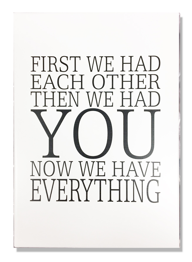 Tavla First we had each other